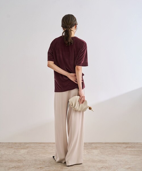 ROPE'（ロペ）の「シアーベロアTシャツ/イージーケア（Tシャツ/カットソー・レディース・ブラック/グレー/ワイン/ピンク系・F）」の19枚目の写真