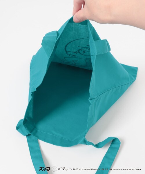 KBF(ケイビーエフ)の「GOOD ROCK SPEED SMURF ToteBag(トートバッグ・レディース・BLUE・Free)」の6枚目の写真