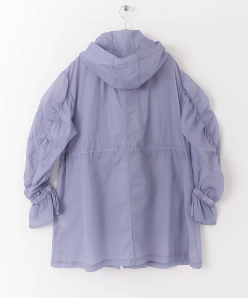 URBAN RESEARCH Sonny Label（アーバンリサーチサニーレーベル）の「SLAB Sheer Blouson（テーラードジャケット・レディース・ブルー/ベージュ/チャコール・FREE）」の13枚目の写真