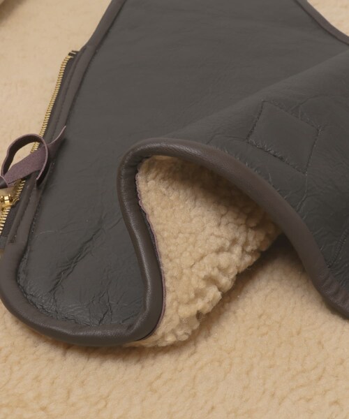 URBAN RESEARCH（アーバンリサーチ）の「Gurank　Lamb skin vest（ベスト・メンズ・BRN・2/3）」の10枚目の写真