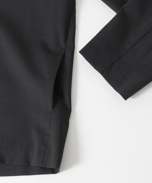 URBAN RESEARCH（アーバンリサーチ）の「ATON　TECHNO WO GAUZE TAILORED（テーラードジャケット・レディース・BLACK・1）」の4枚目の写真