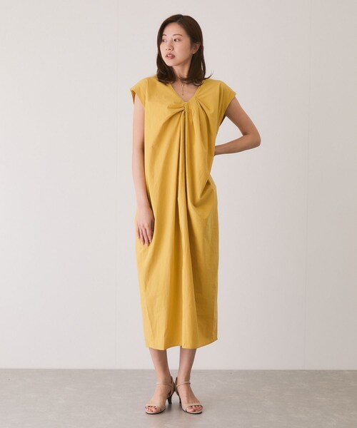 Jayro（ジャイロ）の「フロントデザインワンピース（ワンピース・レディース・ブラック/グリーン/ピンク/イエロー・F）」の3枚目の写真