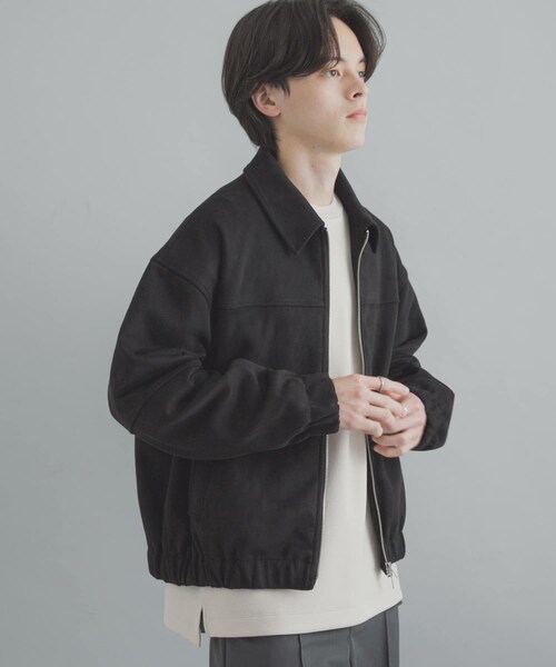 SENSE OF PLACE by URBAN RESEARCH（センスオブプレイスバイアーバンリサーチ）の「F/S ZIPブルゾン（ブルゾン・メンズ・BLACK/BEIGE/KHAKI・M/L）」の7枚目の写真