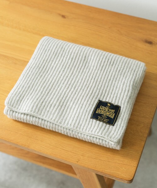 URBAN RESEARCH DOORS(アーバンリサーチドアーズ)の「ハミルトンマフラー(マフラー・メンズ・OFF WHITE/MIX BROWN/BLACK/SAGE GREEN・-)」の14枚目の写真