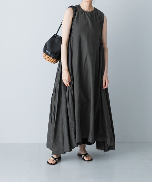 かぐれ（カグレ）の「quitan　DRESS（ワンピース・レディース・IRON GREY/PALE ROSE・FREE）」の3枚目の写真