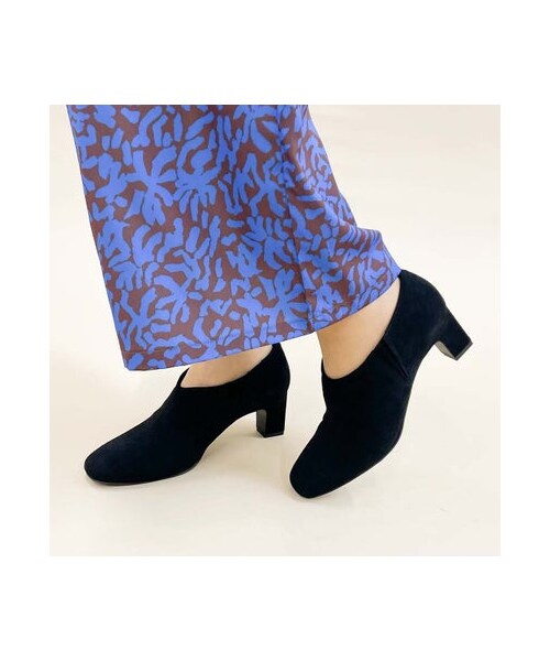 Mode et Jacomo（モードエジャコモ）の「モード エ ジャコモ MODE ET JACOMO スクエアトゥブーティー （ブーツ・レディース・BLS/BL・225/22.5cm/230/23cm/235/23.5cm/240/24cm/245/24.5cm）」の4枚目の写真