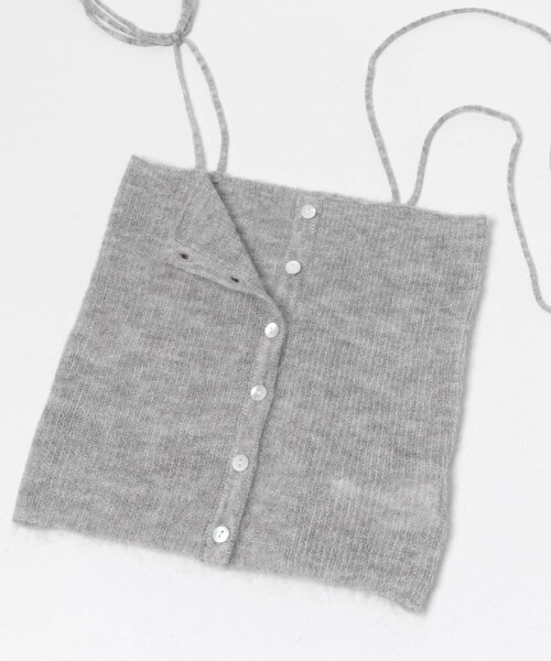 URBAN RESEARCH（アーバンリサーチ）の「シアーモヘヤキャミソール（ニット/セーター・レディース・L.GRAY/YELLOW/NAVY・Free）」の16枚目の写真