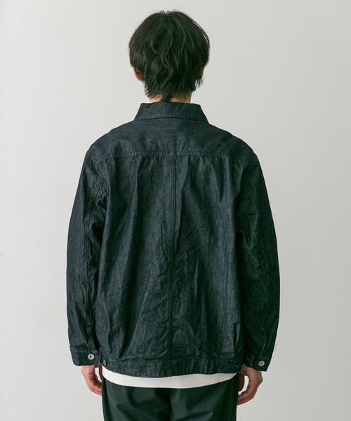 URBAN RESEARCH DOORS（アーバンリサーチドアーズ）の「STILL BY HAND　10oz denim jacket（デニムジャケット・メンズ・NAVY/IVORY・46/48）」の9枚目の写真