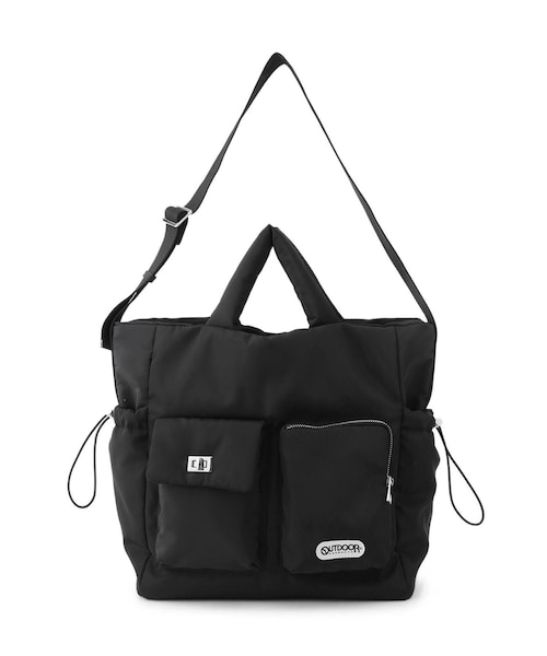 VIS（ビス）の「【OUTDOOR PRODUCTS】VIS別注6ポケット2WAYトートバッグ（トートバッグ・レディース・ブラック/ブラウン系/ピンク系・F）」の20枚目の写真