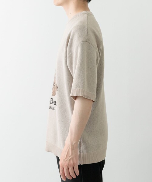 ITEMS URBANRESEARCH(アイテムズ アーバンリサーチ)の「Teddy Bear クルーネックサマーニット(ニット/セーター・メンズ・BEG/GRN/NVY・M/L)」の20枚目の写真