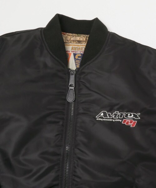 URBAN RESEARCH(アーバンリサーチ)の「CITY COUNTRY CITY CCC×AVIREX EMB LOGO MA-1(MA-1・メンズ・BLACK・L/XL)」の8枚目の写真
