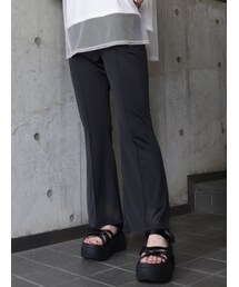 MURUA | ピンタックシアーパンツ(スラックス)