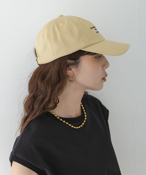 URBAN RESEARCH Sonny Label（アーバンリサーチサニーレーベル）の「エンブロイダリーメッセージキャップ（キャップ・レディース・イエローベージュ/ブルー/レッドブラウン・One）」の20枚目の写真