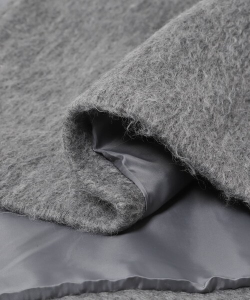 ITEMS URBANRESEARCH（アイテムズ アーバンリサーチ）の「スタンドカラーオーバージャケット（テーラードジャケット・レディース・BLU/CML/GRY・Free）」の17枚目の写真