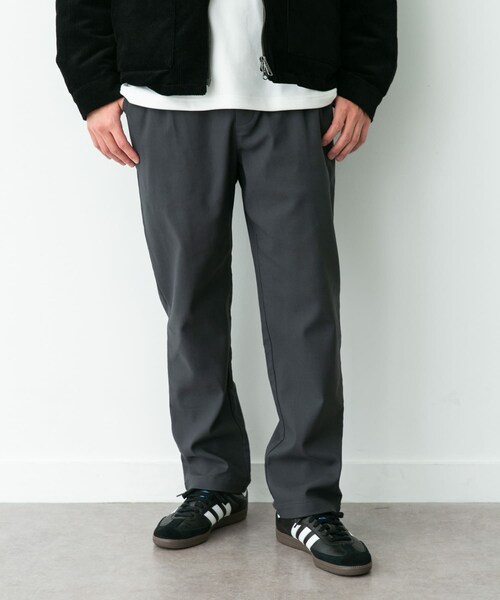 URBAN RESEARCH Sonny Label（アーバンリサーチサニーレーベル）の「裏起毛スリムイージーテーパードパンツ（その他パンツ・メンズ・ブラック/チャコール・S/M/L）」の22枚目の写真