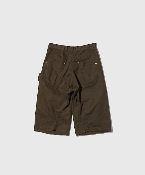ADAM ET ROPE'(アダムエロペ)の「【NVRFRGT/ネヴァーフォーゲット】CURVED LEG DOUBLE KNEE WORK SHORT PANTS(その他パンツ・メンズ・チャコール/オリーブ・1/2)」の14枚目の写真