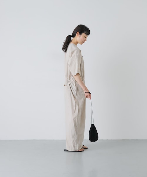 かぐれ（カグレ）の「『2サイズ展開』ワイドオールインワン（つなぎ