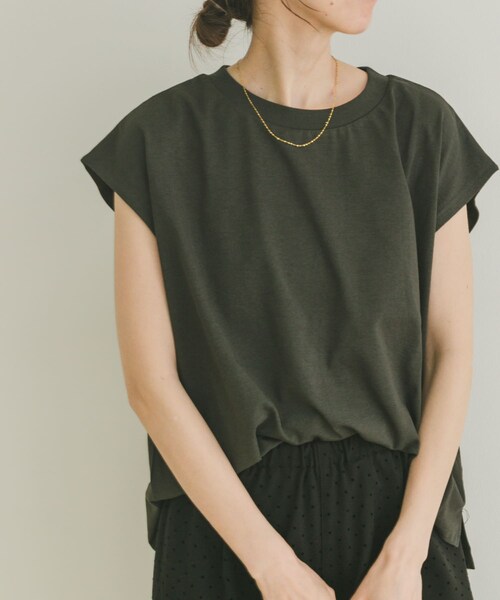 ITEMS URBANRESEARCH(アイテムズ アーバンリサーチ)の「クルーネックノースリTシャツ(Tシャツ/カットソー・レディース・L.GREGE/WHT/CHA/P.BLU・FREE)」の16枚目の写真