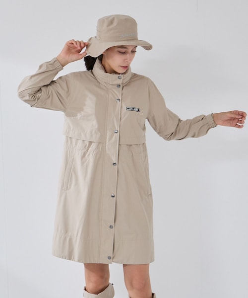 ROPE'(ロペ)の「レインワンピース/撥水・透湿(ワンピース・レディース・ベージュ/ネイビー/ピンク・L/M)」の13枚目の写真
