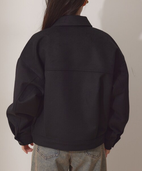 NERGY（ナージー）の「【防風＆透湿】ウールレイヤージャケット（その他アウター・レディース・ブラック/ベージュ・F）」の19枚目の写真