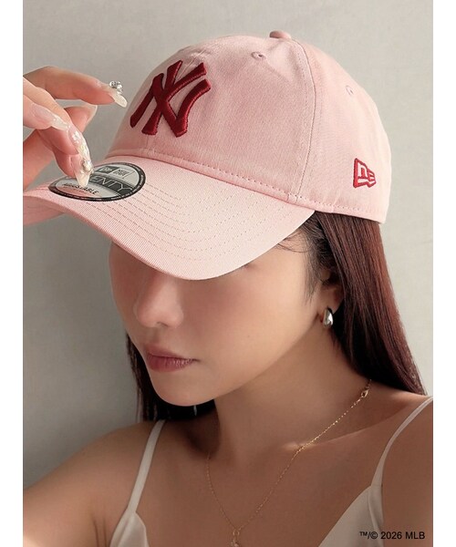 RESEXXY（リゼクシー）の「【MLB × New Era × RESEXXY】 LOGO CAP（キャップ・レディース・ピンク/ブルー/ネイビー・F）」の2枚目の写真