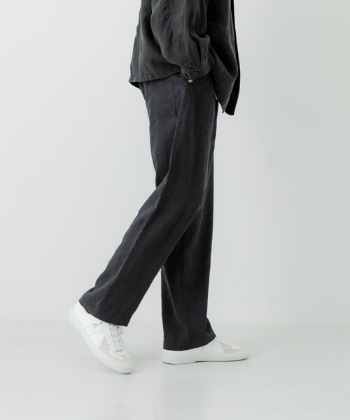 URBAN RESEARCH（アーバンリサーチ）の「『別注』LE VETEMENT ATLANTIQUE×UR　ワークパンツ（その他パンツ・メンズ・BLACK/CHARCOAL・M/L）」の8枚目の写真