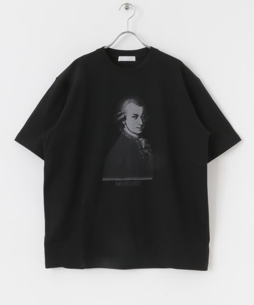 SENSE OF PLACE by URBAN RESEARCH(センスオブプレイスバイアーバンリサーチ)の「ヴィンテージライクTシャツ(モーツァルト)(Tシャツ/カットソー・メンズ・PINK/BLACK・M/L)」の13枚目の写真