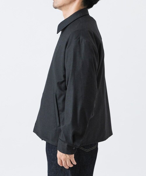 URBAN RESEARCH（アーバンリサーチ）の「WOOL BLEND SPORTS JACKET（ブルゾン・メンズ・CHARCOAL/BLACK/NVY STRIPE・M/L）」の10枚目の写真