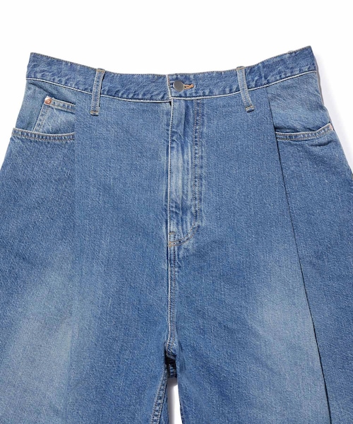 ADAM ET ROPE'(アダムエロペ)の「【URU/ウル】DENIM SHORTS(デニムパンツ・メンズ・ブルー系・1/2)」の5枚目の写真