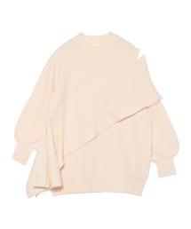 LAGUNAMOON | アシンメトリーパーツニットプルオーバー(ニット/セーター)