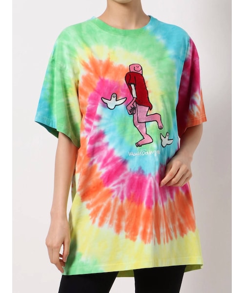 jouetie（ジュエティ）の「Mark Gonzales Tシャツ（Tシャツ/カットソー・レディース・ピンク/オフホワイト/ブラック/ミックス/アイスブルー・M）」の3枚目の写真