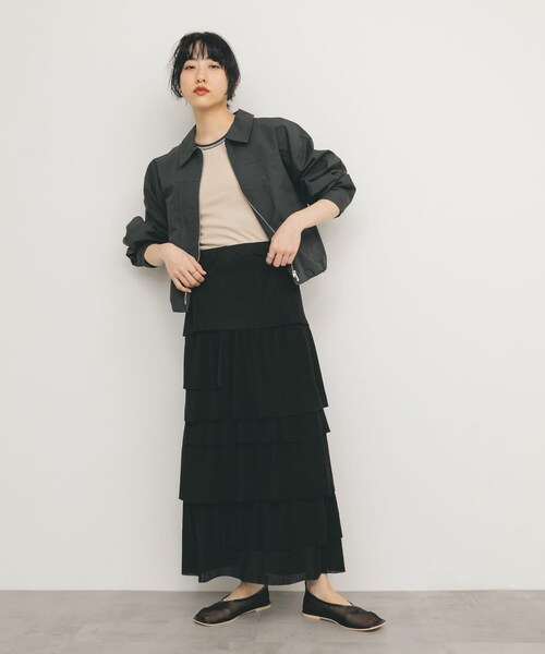 KBF（ケイビーエフ）の「バイカラータンクトップ（タンクトップ・レディース・L.BEIGE/BLUE GRAY/D.BROWN・one）」の17枚目の写真