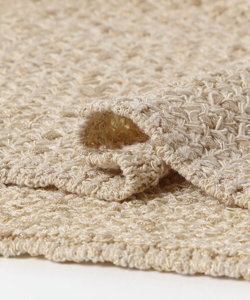 URBAN RESEARCH ROSSO（アーバンリサーチロッソ）の「透かし編みラメニット（ニット/セーター・レディース・beige/mt×turq・FREE）」の20枚目の写真
