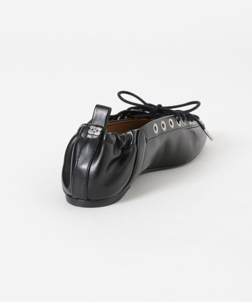 URBAN RESEARCH（アーバンリサーチ）の「GANNI　Eyelets Lace Up Ballerina（バレエシューズ・レディース・Black・36/37/38）」の7枚目の写真