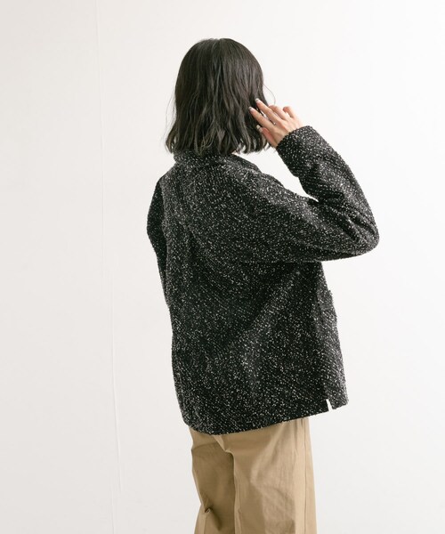 URBAN RESEARCH DOORS(アーバンリサーチドアーズ)の「tiit tokyo nep denim shirts(テーラードジャケット・レディース・black・38)」の7枚目の写真