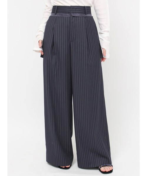 Ungrid（アングリッド）の「【Htage】サイドデザインタックパンツ（その他・レディース・ミックス/ネイビー・S/M）」の12枚目の写真