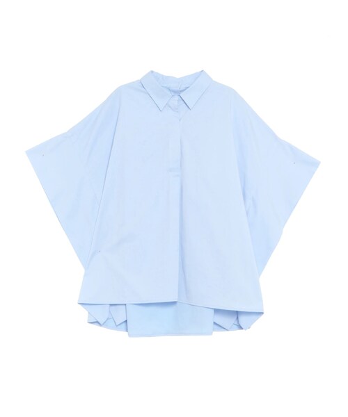 ELENDEEK（エレンディーク）の「OVER TENT BL（シャツ/ブラウス・レディース・オフホワイト/グレー/アイスブルー/ベージュ・F）」の3枚目の写真