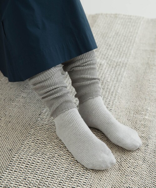 URBAN RESEARCH DOORS（アーバンリサーチドアーズ）の「en Lille　はっかとう レッグ&アームカバー（その他雑貨・メンズ・lavender/beige/gray・-）」の5枚目の写真