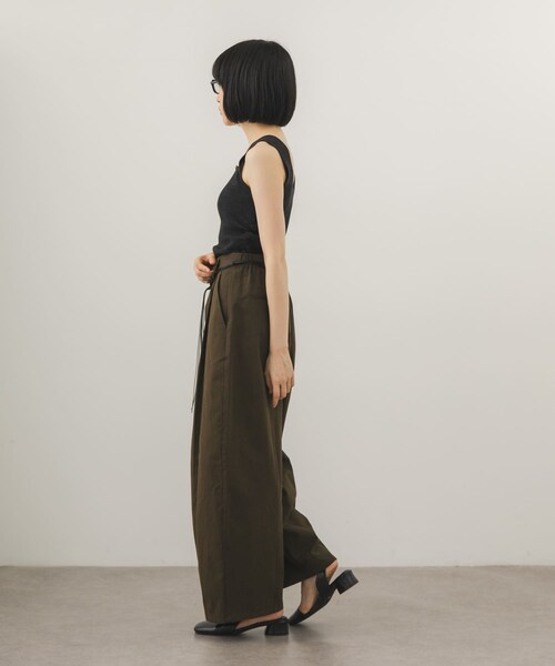 KBF（ケイビーエフ）の「2WAYリブニットタンクトップ（タンクトップ・レディース・IVORY/CHARCOAL/BROWN・One）」の18枚目の写真