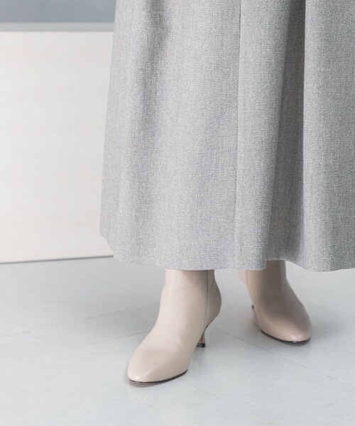 URBAN RESEARCH ROSSO（アーバンリサーチロッソ）の「タックスカート（スカート・レディース・LIGHTGRAY/BROWN・36/38）」の12枚目の写真