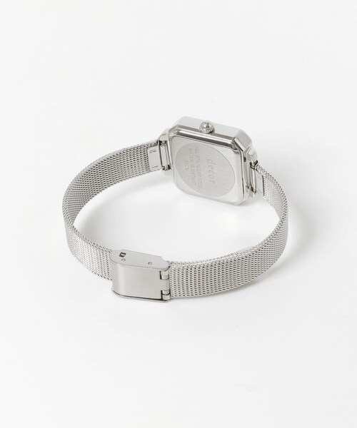 URBAN RESEARCH(アーバンリサーチ)の「decor『デコール』 MeshBeltWatch(アナログ腕時計・レディース・Silver/RoseGold・-)」の6枚目の写真