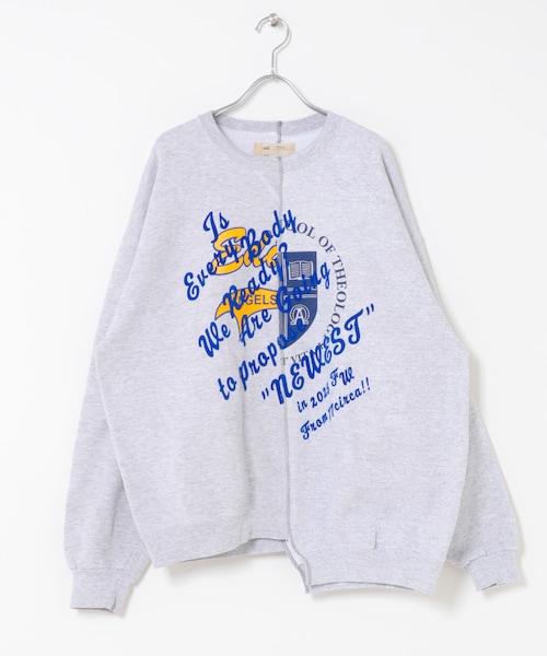 THE GOODLAND MARKET（ザグッドランドマーケット）の「77circa　make original frocky print reversible top（スウェット・レディース・gray1/gray2/gray3/gray4/gray5/gray6/navy1/navy2/navy3/navy4/navy5/navy6・one）」の8枚目の写真