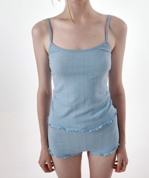 URBAN RESEARCH（アーバンリサーチ）の「STUDIO DOE　Jacquard Loungewear Set（その他アンダーウェア/インナー・レディース・BLUE/WHITE/GREY・M/S）」の15枚目の写真