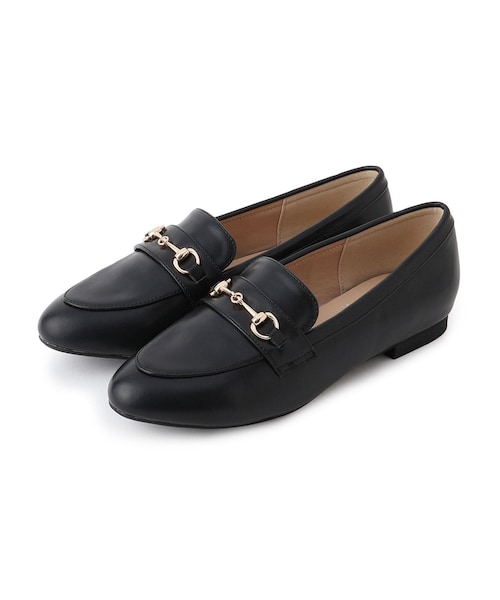 ROPE' PICNIC(ロペピクニック)の「ROPE' PICNIC PASSAGE byHARUTA/ビット付フラットローファー(ローファー・レディース・ブラック/キャメル・23.0/23.5/24.0/24.5)」の11枚目の写真