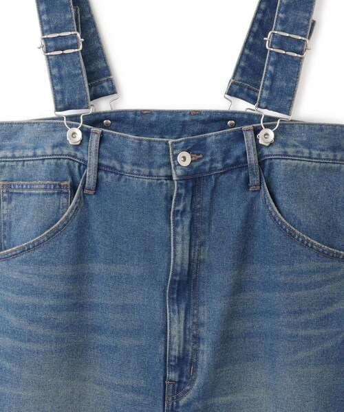 ADAM ET ROPE'(アダムエロペ)の「【サステナブル】2WAYデニムサロペット(サロペット/オーバーオール・レディース・ブラック/ブルー・36/38)」の21枚目の写真