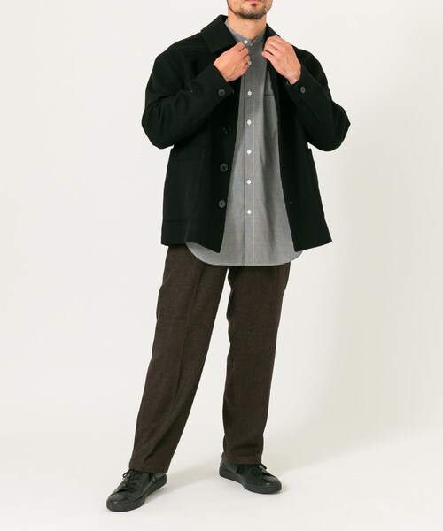 URBAN RESEARCH ROSSO(アーバンリサーチロッソ)の「スーパー100 シングルPコート(その他アウター・メンズ・CHARCOAL/NAVY/BLACK・M/L)」の16枚目の写真