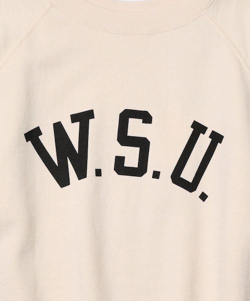 ADAM ET ROPE'(アダムエロペ)の「【Champion/チャンピオン】CRSS SHORT SLEEVE SWEATSHIRT(スウェット・メンズ・ホワイト/グリーン/ネイビー・L/M/XL)」の21枚目の写真