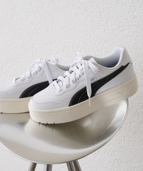 ROPE' PICNIC(ロペピクニック)の「【一部店舗限定】【PUMA/プーマ】COURT LALLY SKYE DENIM 2(スニーカー・レディース・ホワイト・23.0/24.0/25.0)」の4枚目の写真