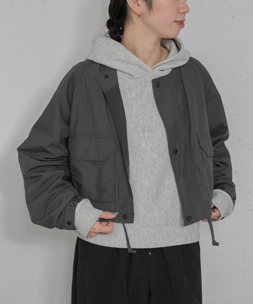 EKAL(エカル)の「THE NORTH FACE PURPLE LABEL 65/35 Field Cropped Jacket(ブルゾン・レディース・A GRAY/BROWN・S/M)」の12枚目の写真