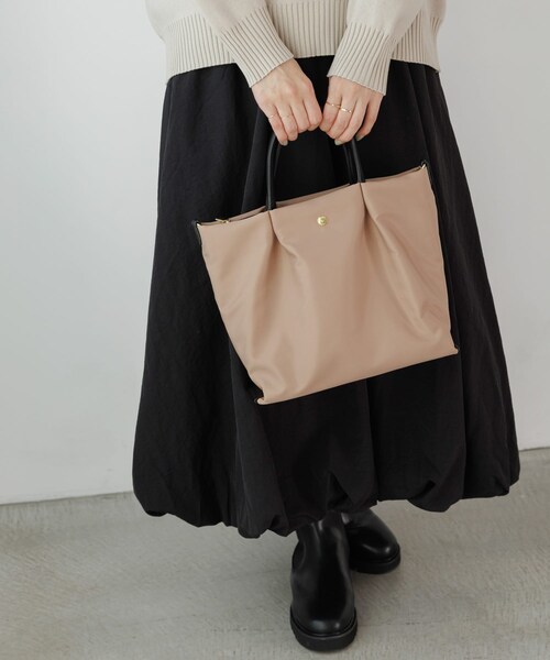 URBAN RESEARCH Sonny Label（アーバンリサーチサニーレーベル）の「『別注』Legato largo×Sonny Label　肩楽2WAYショルダーバッグ（ショルダーバッグ・レディース・ブラック/ネイビー/ベージュ・one）」の4枚目の写真